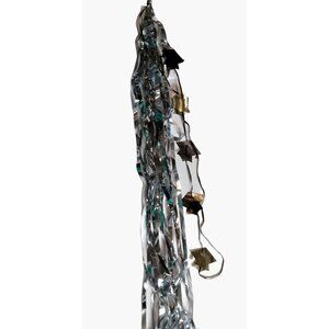 Graduation Balloon Tassel Black Silver 36 in Streamers Open house